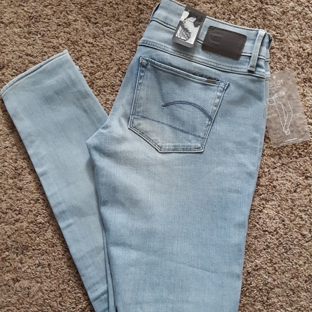 G-star Raw 3301 Low super skinny jeans